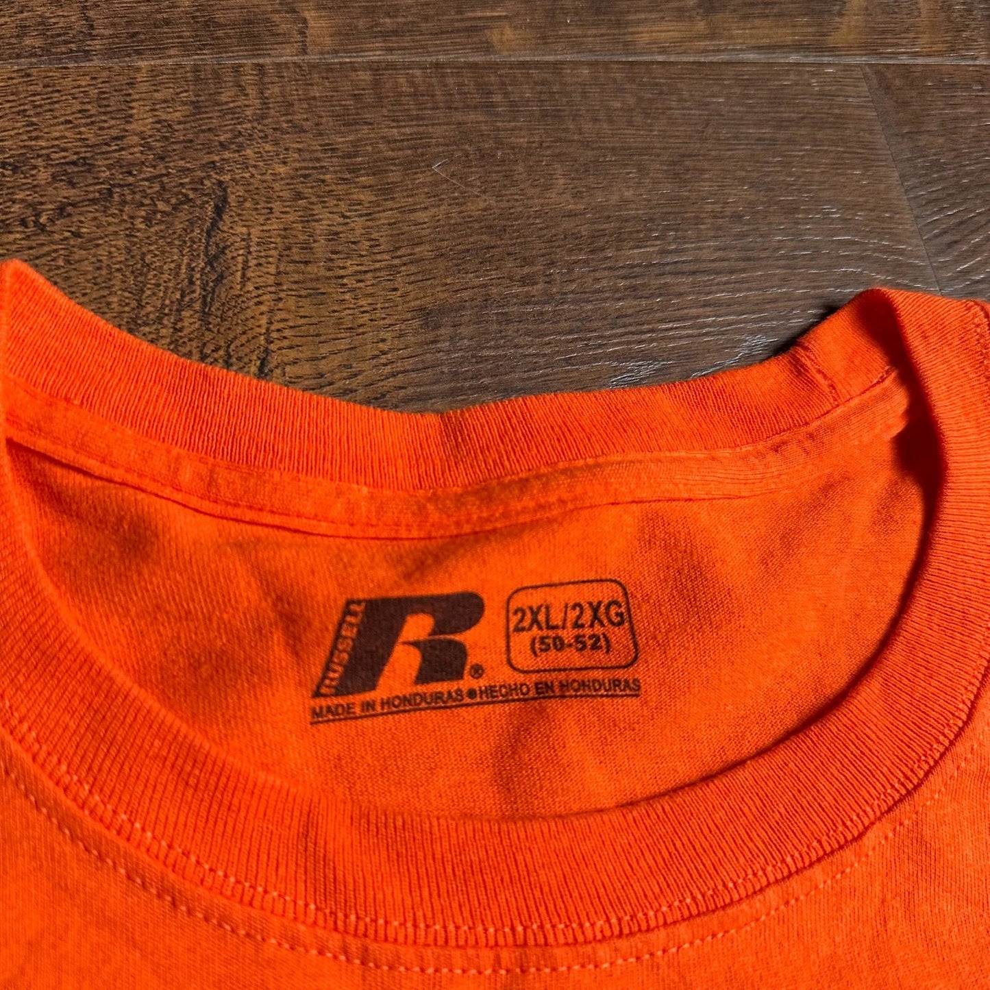 Vintage Orange Oklahoma State Cowboys Primary Team Logo T-Shirt Rare 2XL Y2K