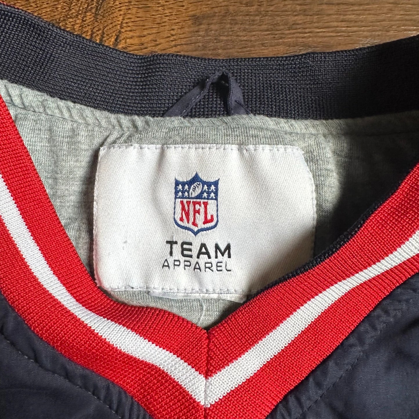 Vintage Houston Texans Jersey NFL Football Jacket Team Apparel Navy Blue S/M