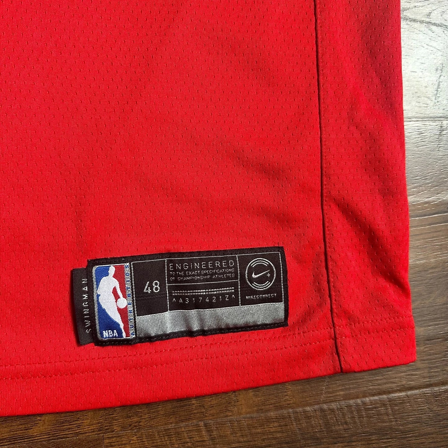 Nike Mens Red NBA Zach Lavine Chicago Bulls Icon Swingman Authentic Jersey Large