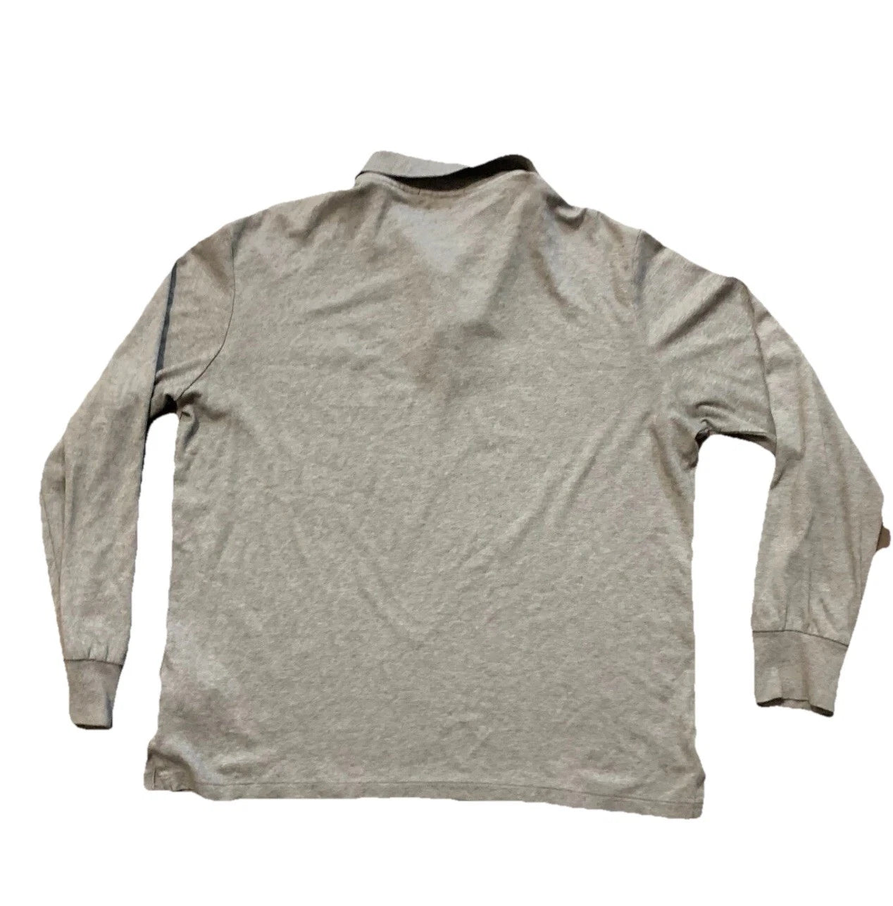 Polo Ralph Lauren Mens Yellowish Long Sleeve Comfy Classic Fit Polo Shirt Size-M