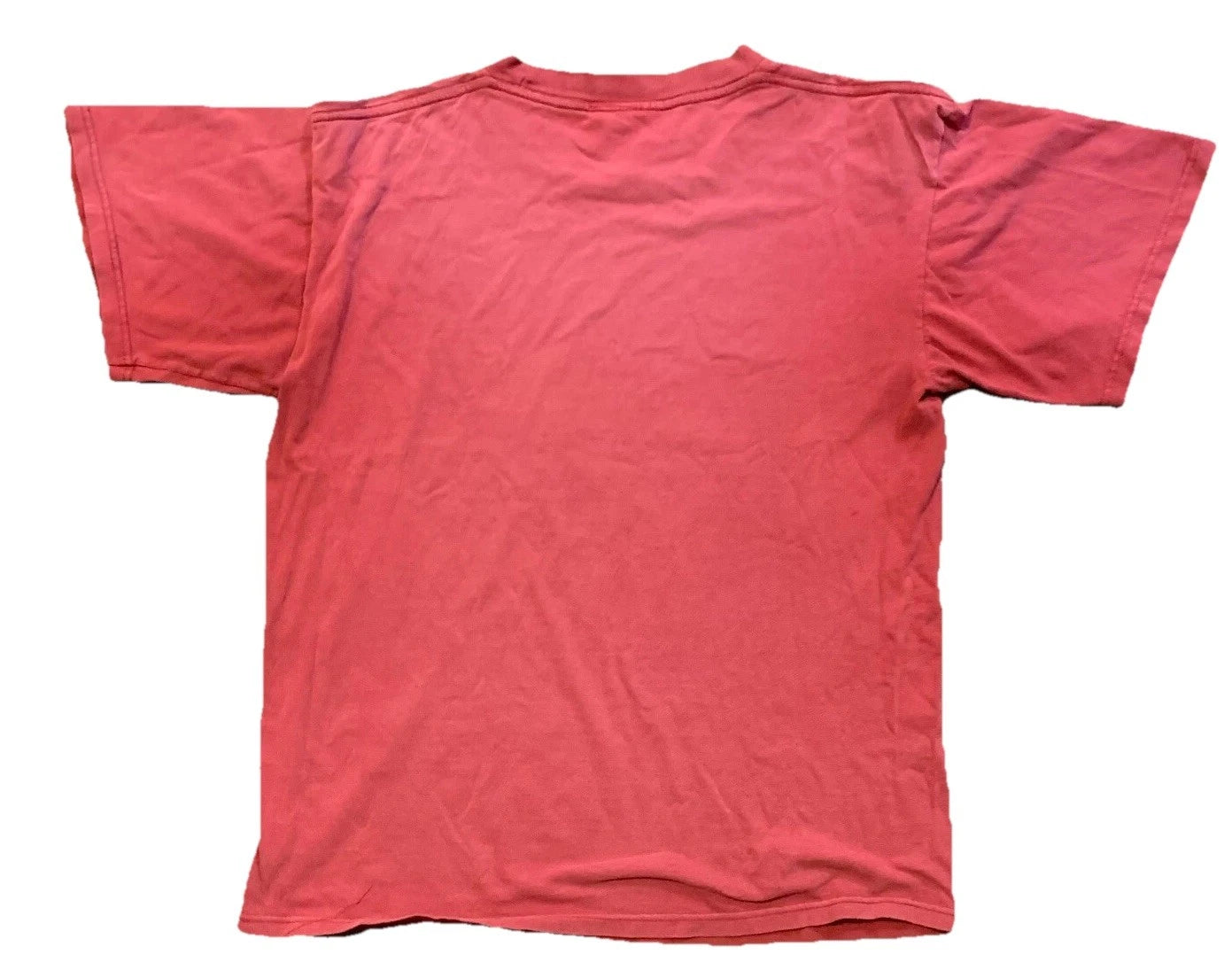 The Alamo Mens Red A Historic Site In San Antonio Vintage Print Rare T-Shirt
