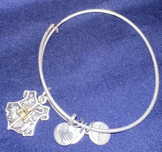 Alex and Ani Bangle Adjustable Bracelet Harry Potter Silver Color RARE