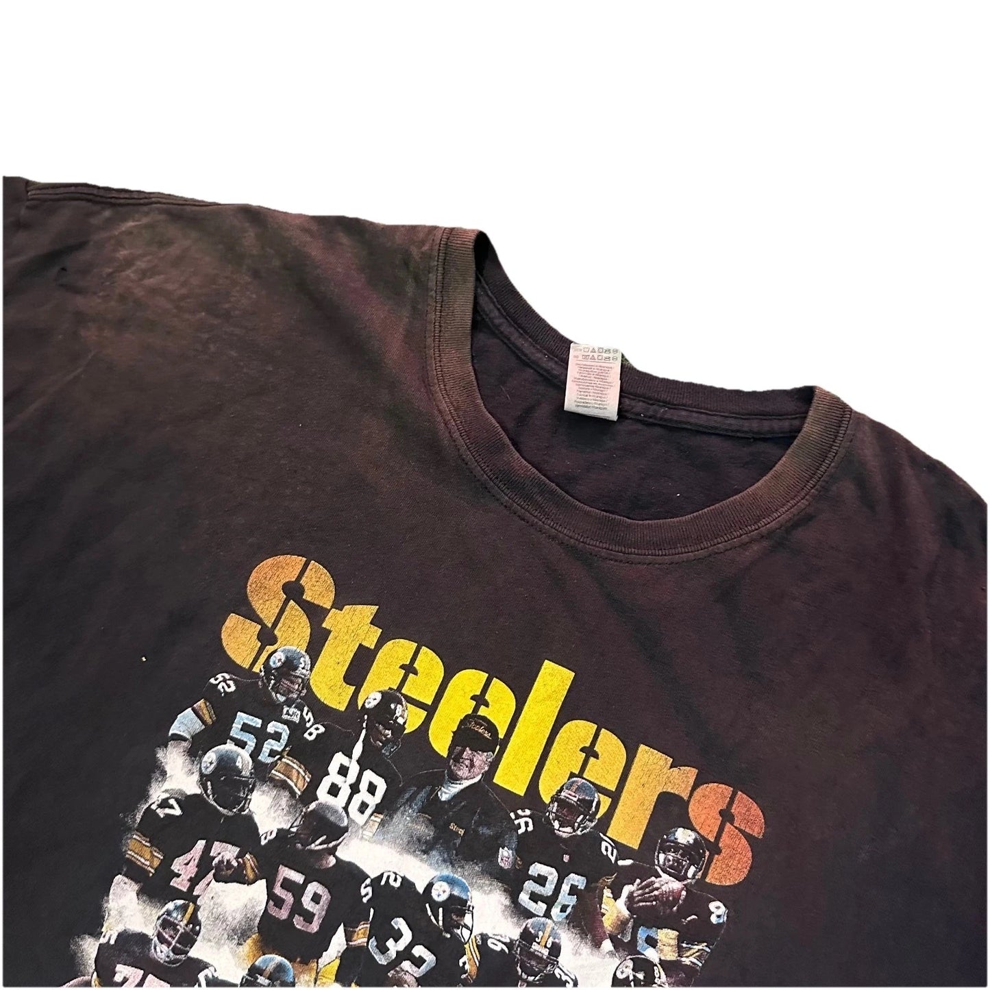 Pittsburgh Steelers 88th Anniversary 1933-2021 Mens Black Vintage Shirt