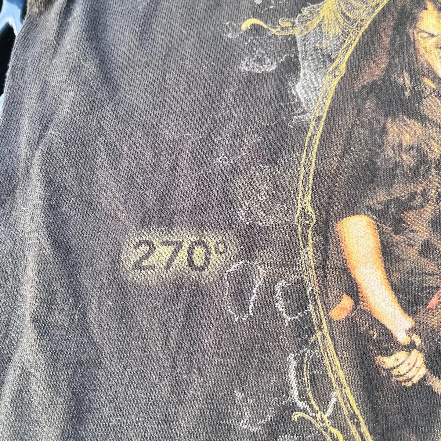 2009 Slipknot All Hope Is Gone World Tour Anvil Mens Black Graphic T Shirt Large