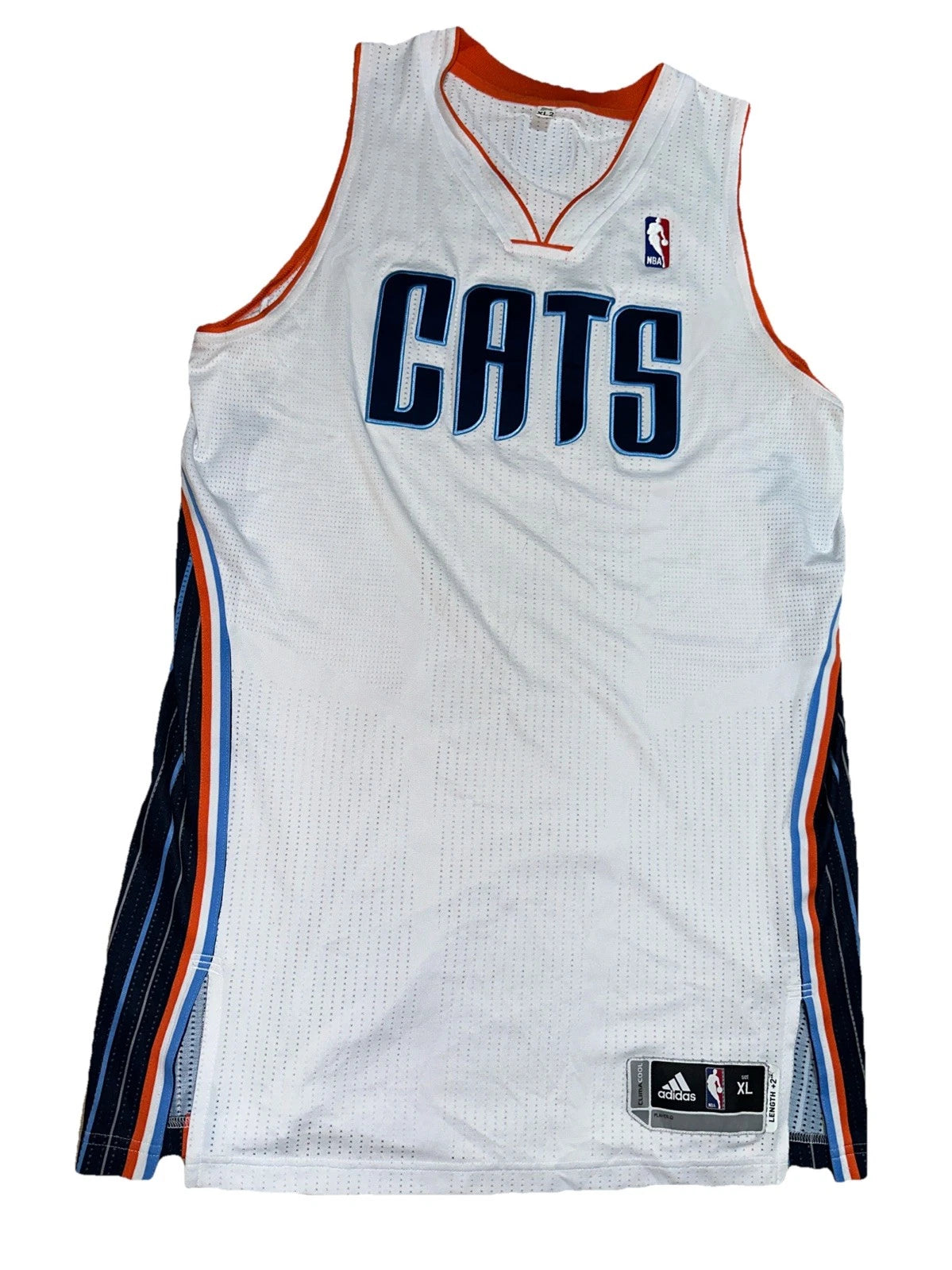 Rare Charlotte Bobcats #4 Player Issued NBA Jersey Vintage HISTORY Size XL