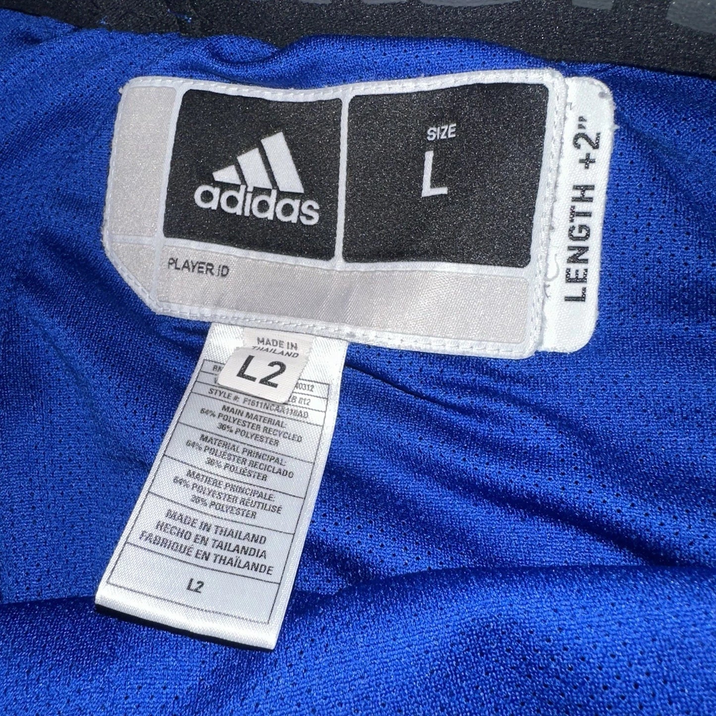 Rare Player Issued Kansas Jayhawks Shorts Basketball Vintage HISTORY Size L