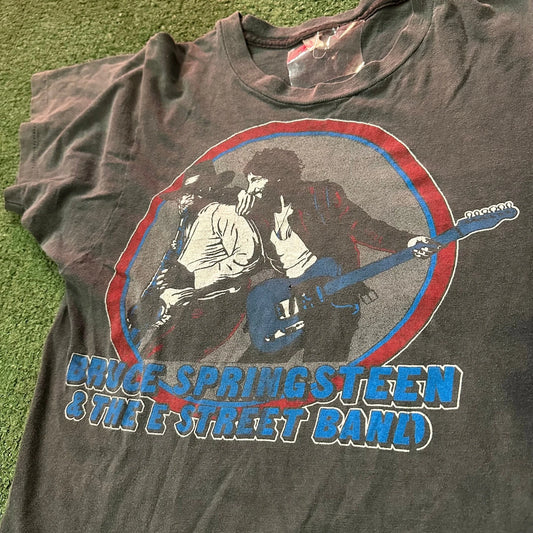 Vintage 1980-81 Mens Bruce Springsteen & The E Street Band World Tour T-Shirt