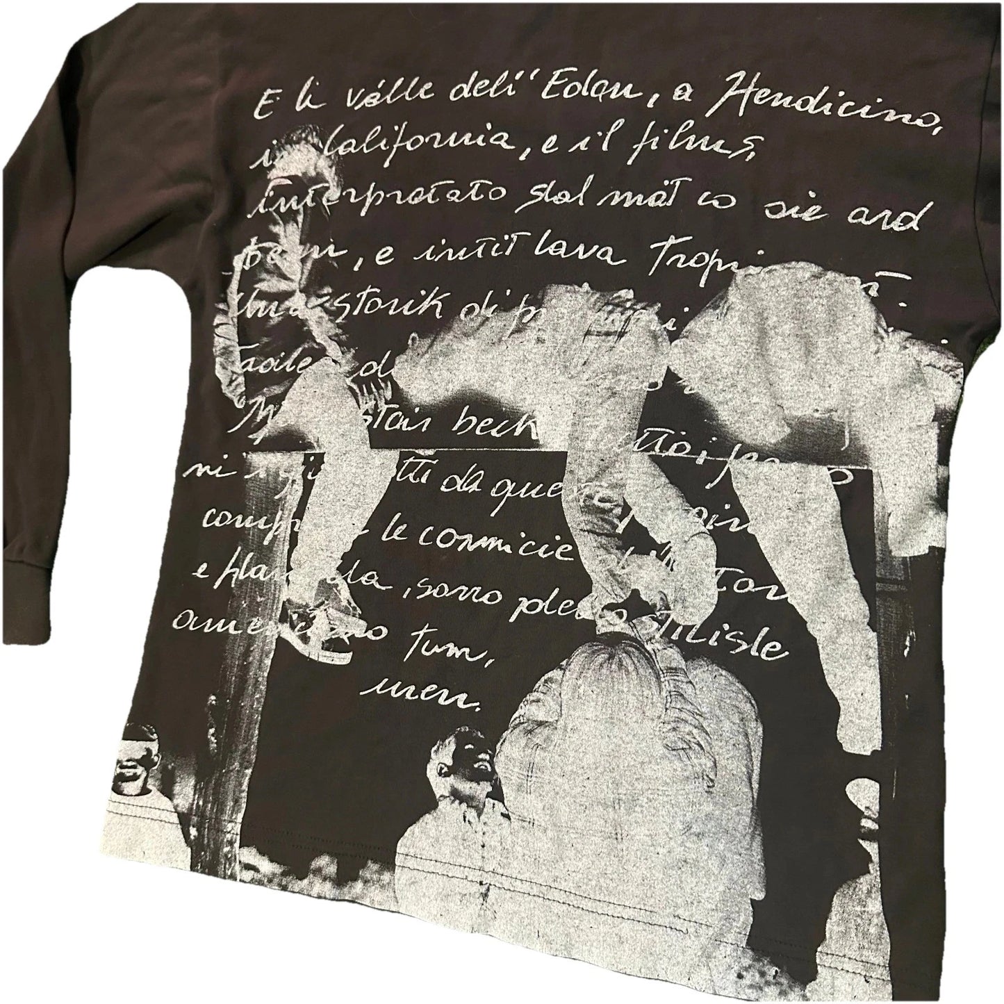 Vintage 90s Band Movie Shirt Aileen Sport Mens Long Sleeves Size S RARE