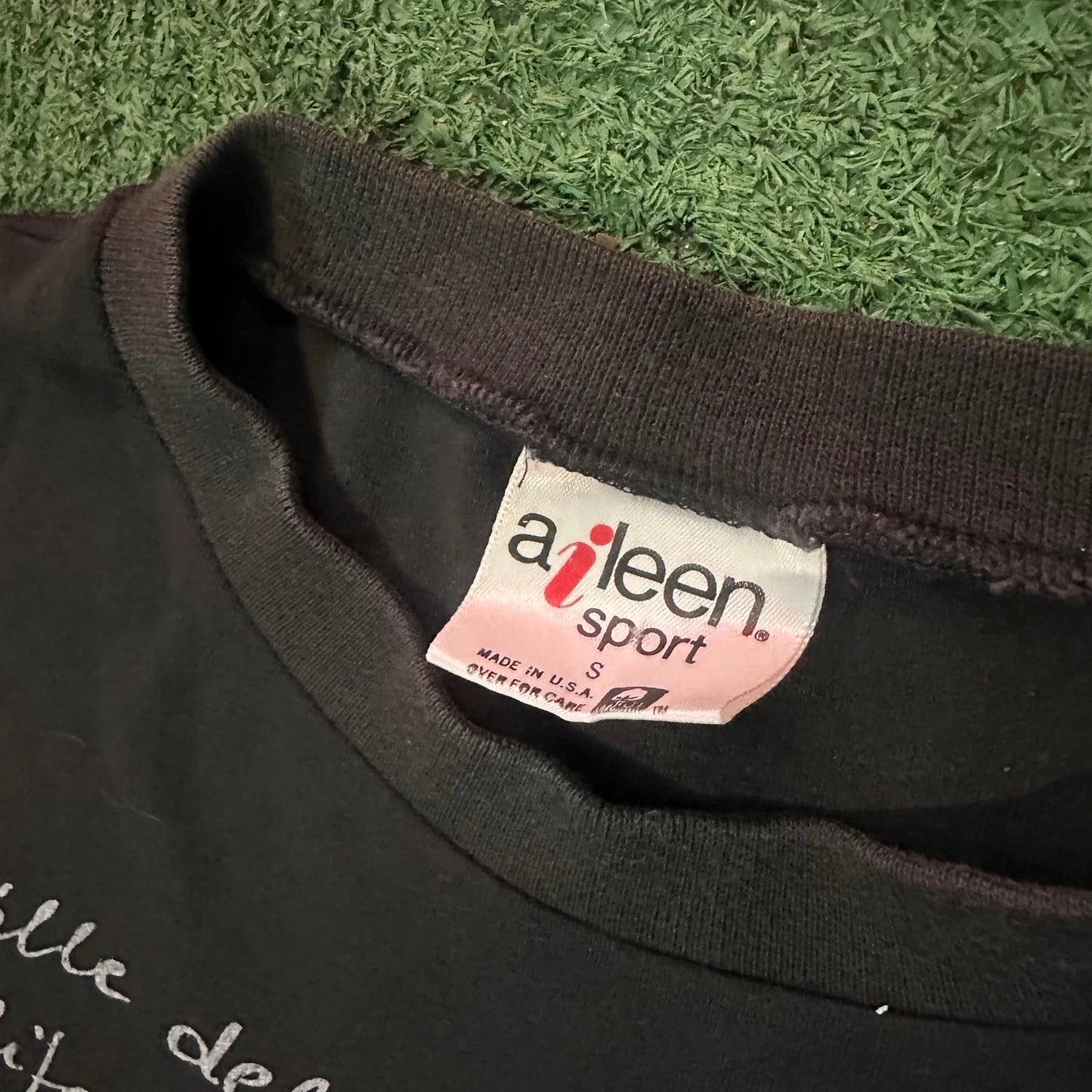 Vintage 90s Band Movie Shirt Aileen Sport Mens Long Sleeves Size S RARE
