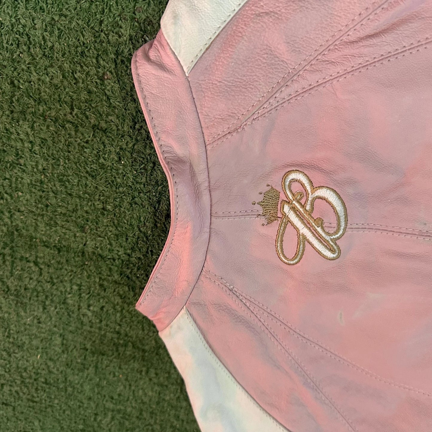 Wilson's Leathers Chase Authentic NASCAR Vintage Jacket #8 Dale Earnhardt Pink M