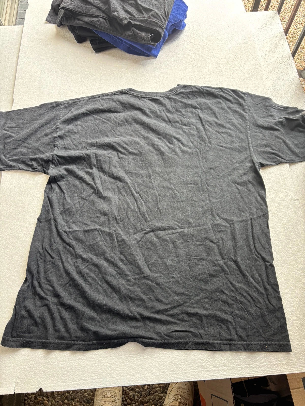 Crooks & Castles Vintage Mans Dust Black Faded Graphic Print Rare Casual Size xL