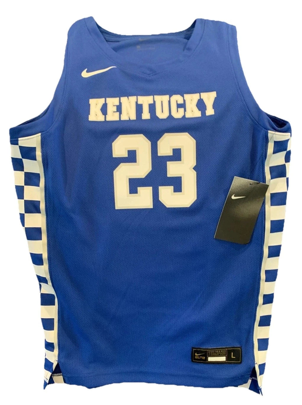 Nike Mens Royal Blue Kentucky Wildcats Anthony Davis #23 Basketball Jersey Large