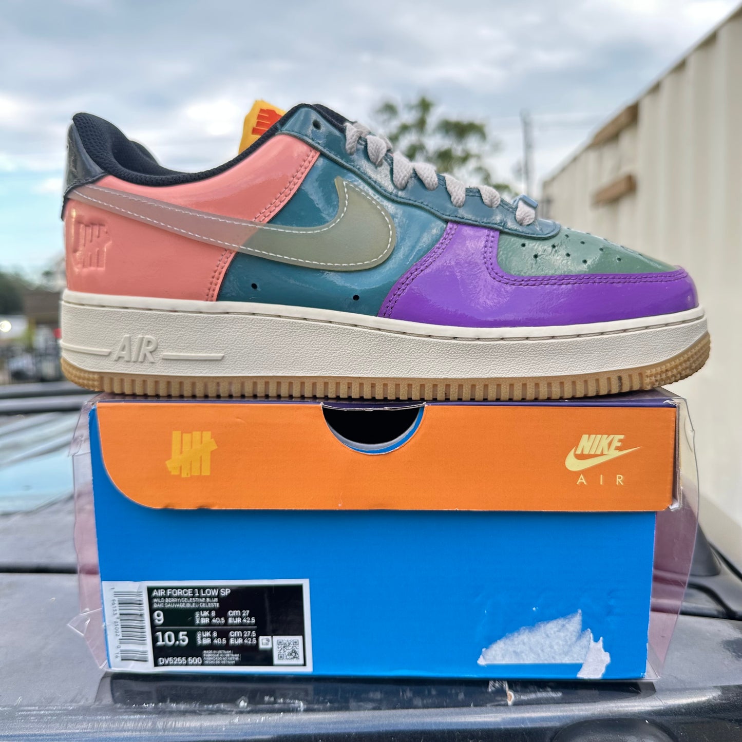 Nike Air Force One Undefeated Size 9