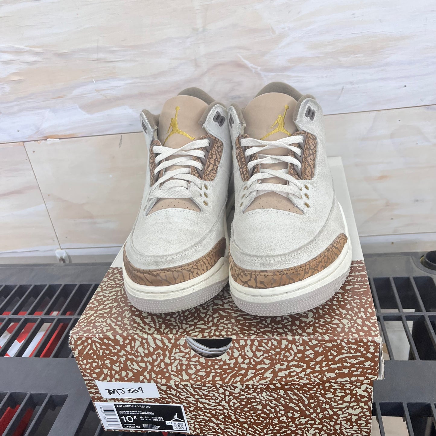 Jordan 3 Palomino Size 10.5