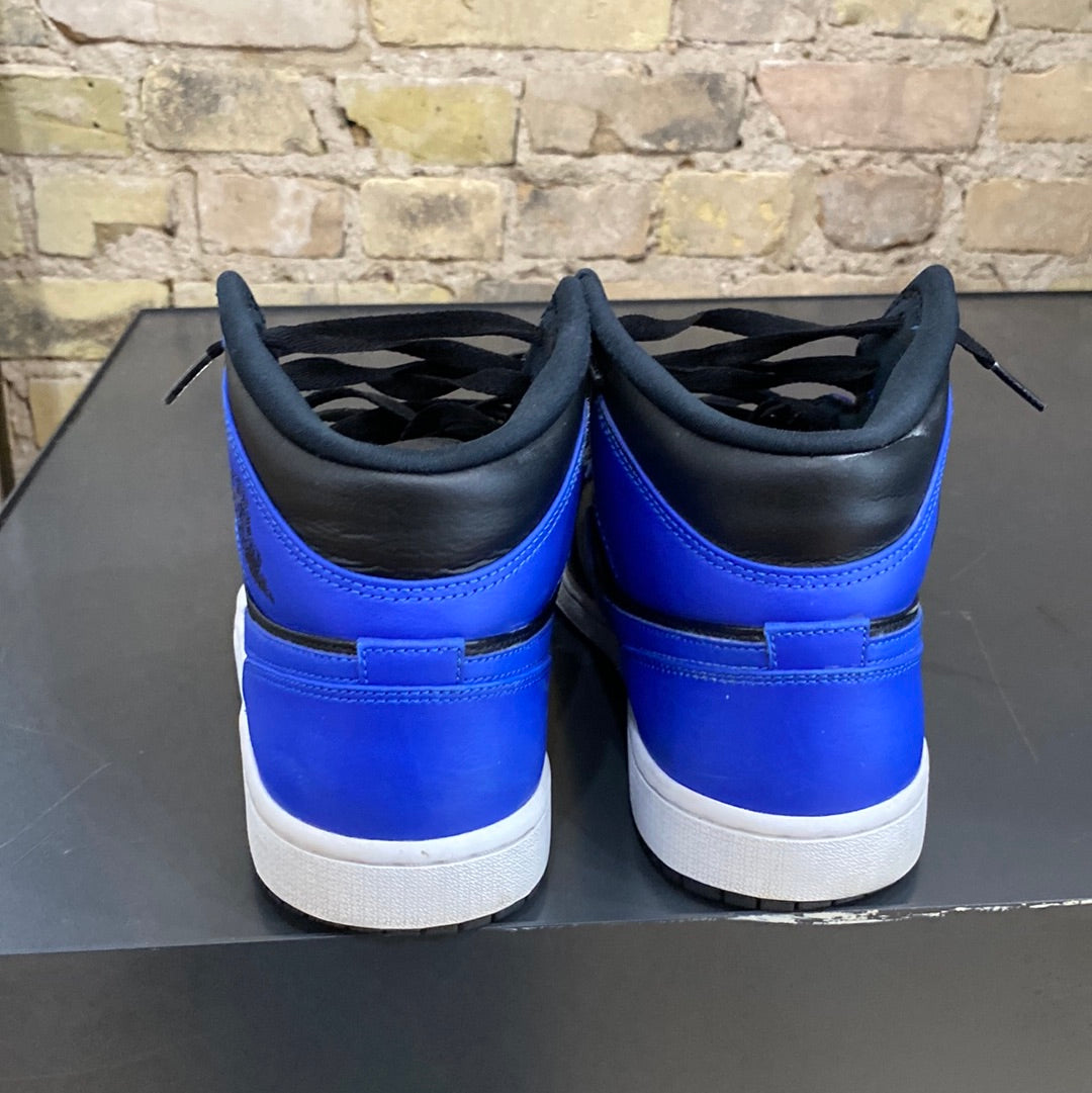 1 Mid Hyper Royal Leather Size 10.5 (MKE) TRUSTEDCLUB