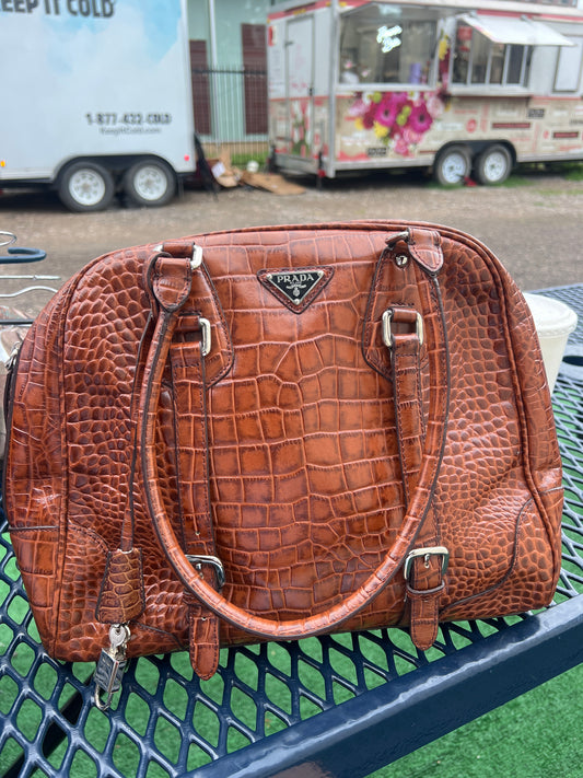 Prada Bag Croc Material