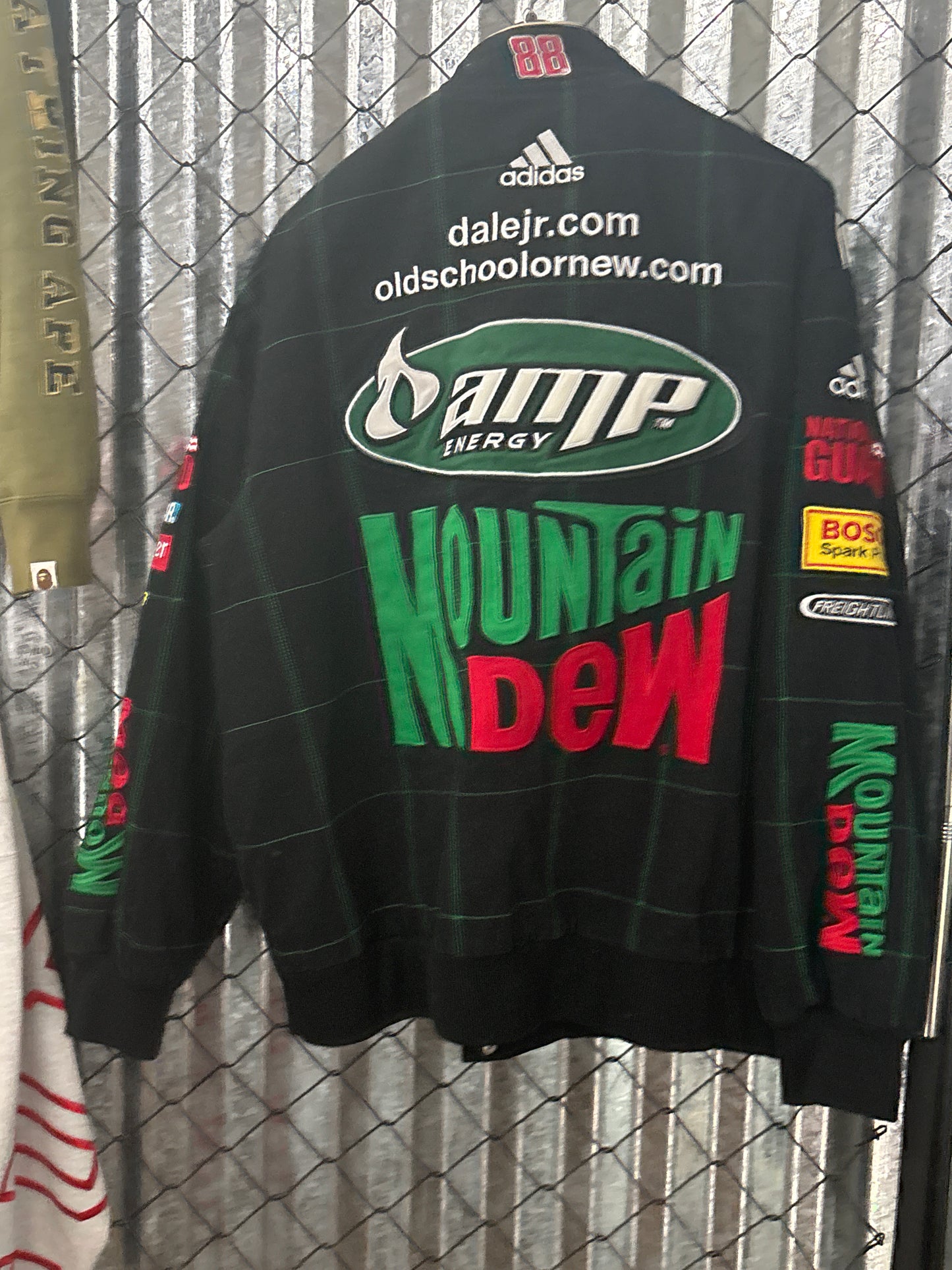 Vintage NASCAR Mountain Dew Racing Jacket Size XL
