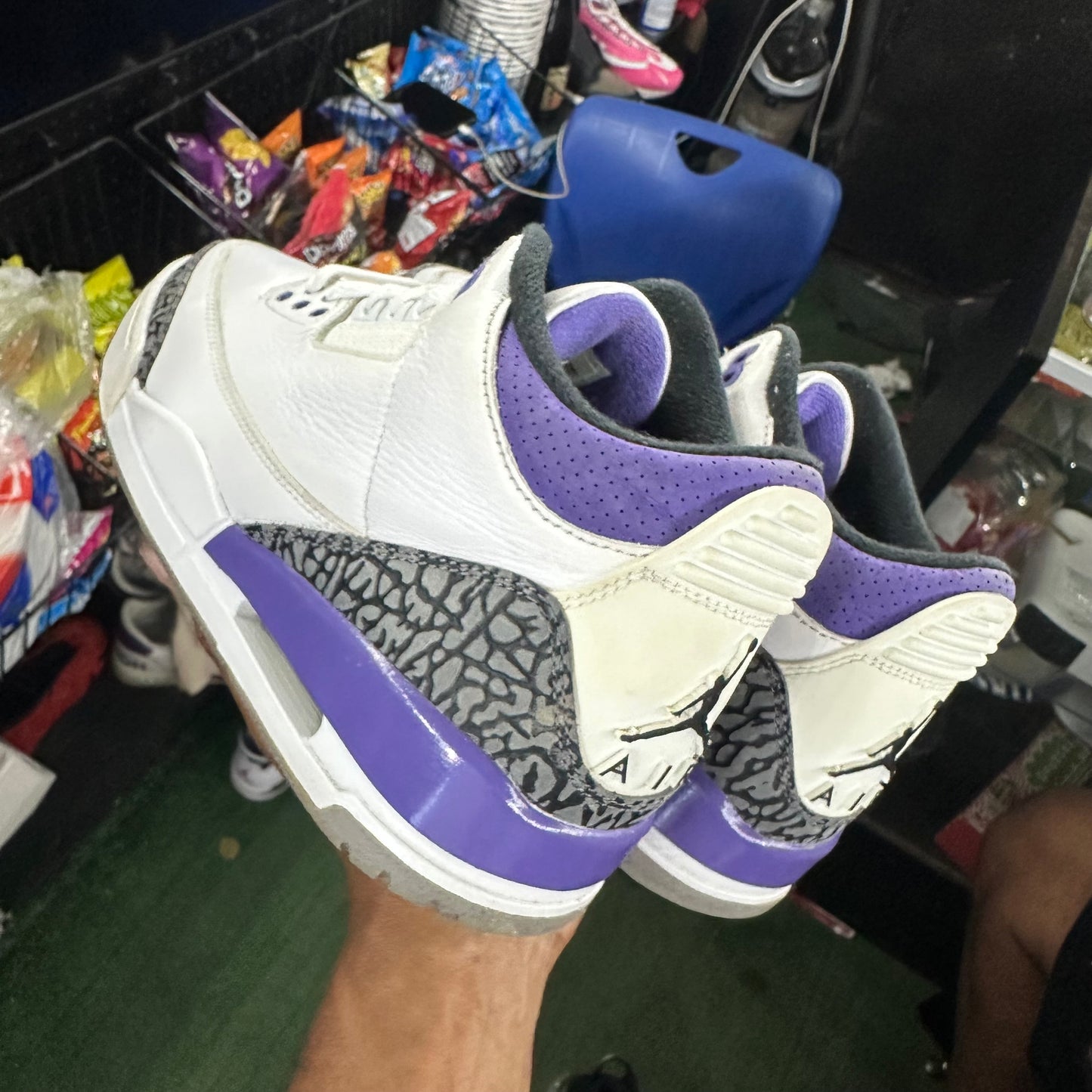 Jordan 3 Dark Iris Size 8