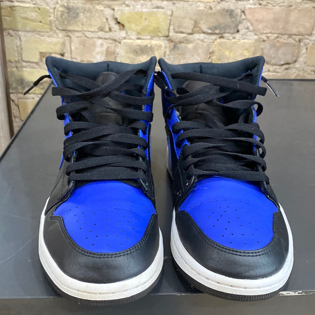 1 Mid Hyper Royal Leather Size 10.5 (MKE) TRUSTEDCLUB