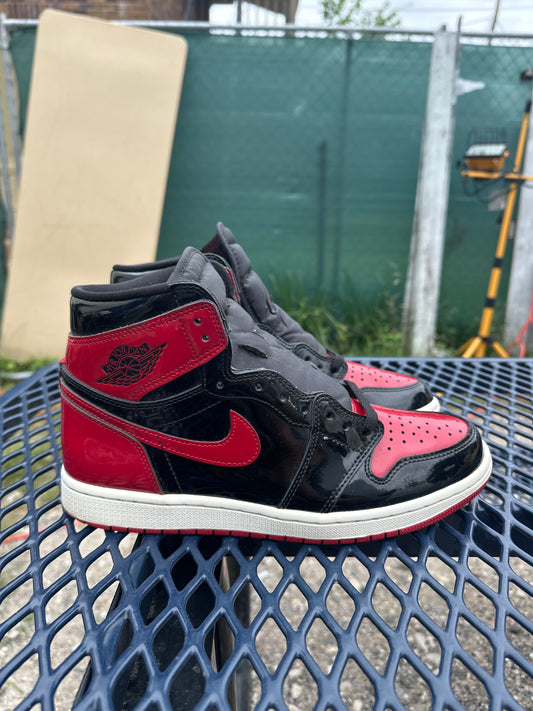 Jordan 1 Patent Bred Size 10