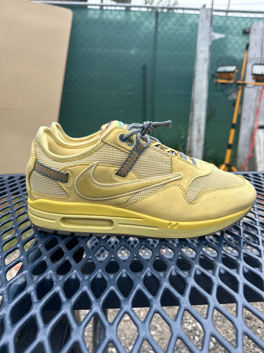 Nike Airmax 1 Cactus Jack Saturn Gold Size 12