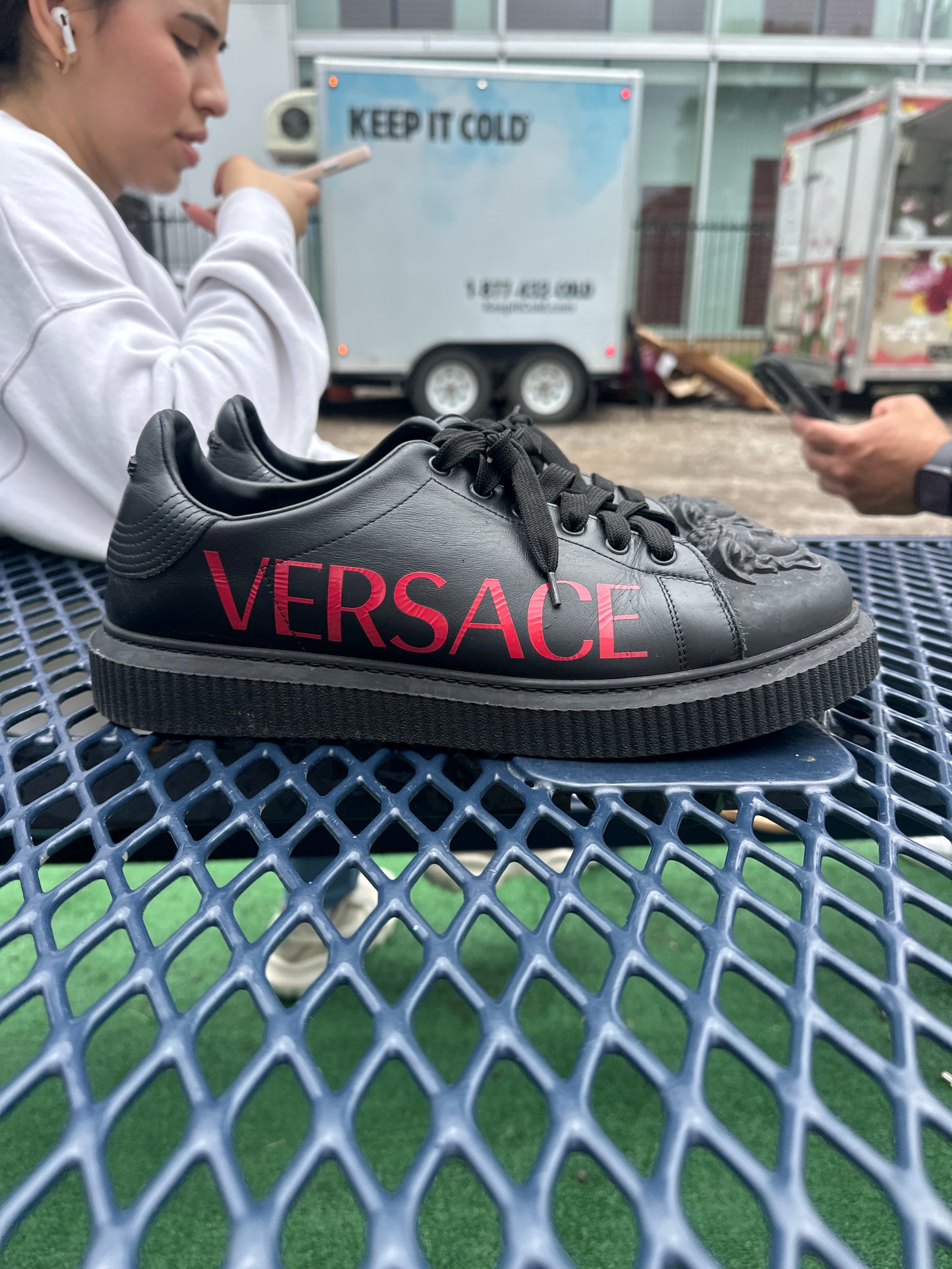 Versace Black Low Size 45