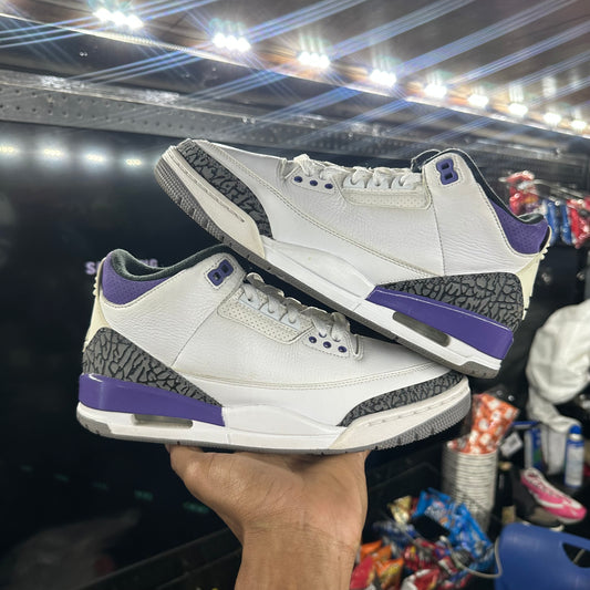 Jordan 3 Dark Iris Size 8