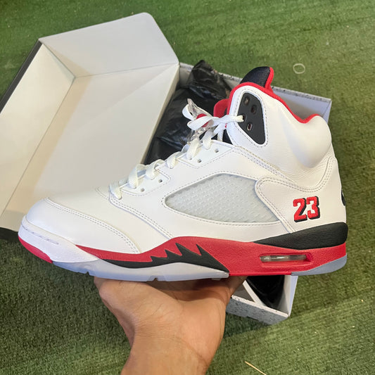 Jordan 5 Fire Red New Size 13