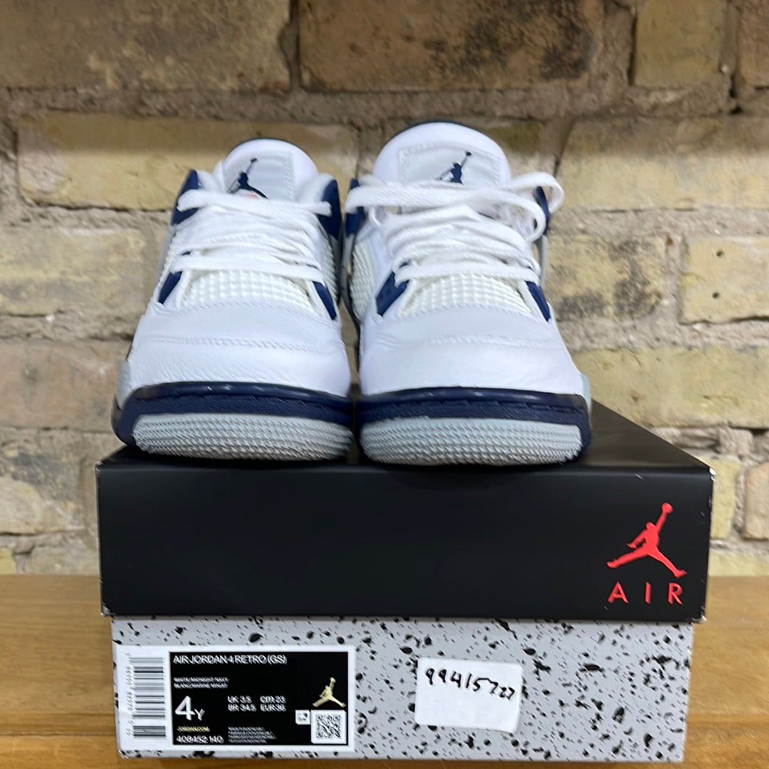 Jordan 4 Midnight Navy Size 4Y DS WB Trusted Club MKE