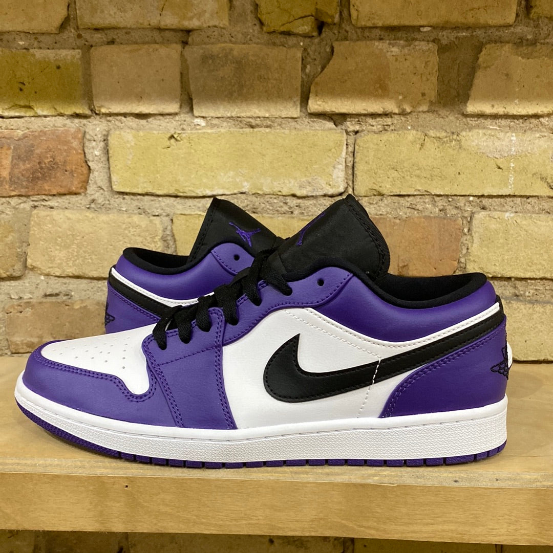 Jordan 1 Low Court Purple Size 10 (MKE) TRUSTEDCLUB