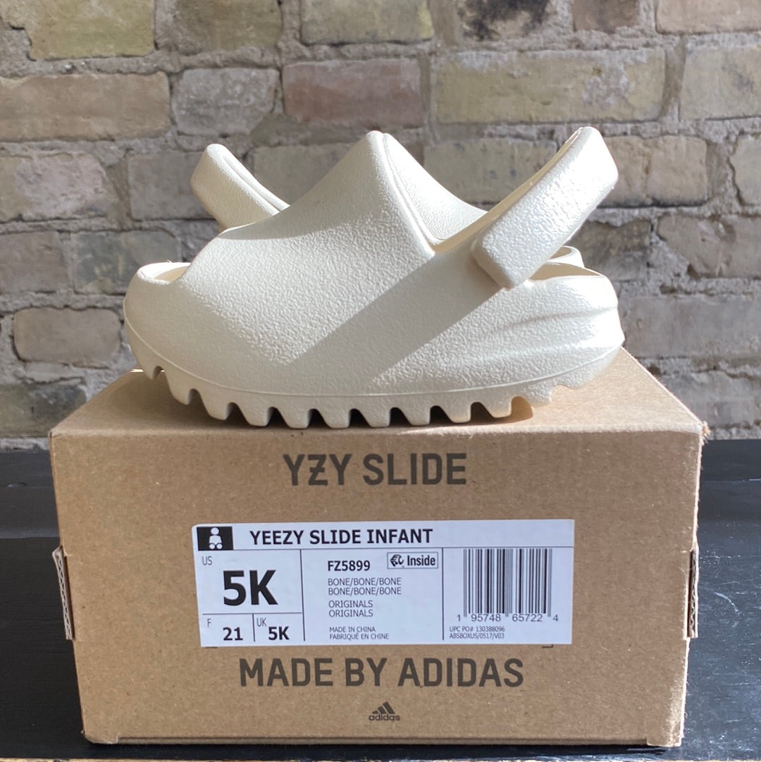 Yeezy Slide Bone Size 5K (MKE) TRUSTEDCLUB