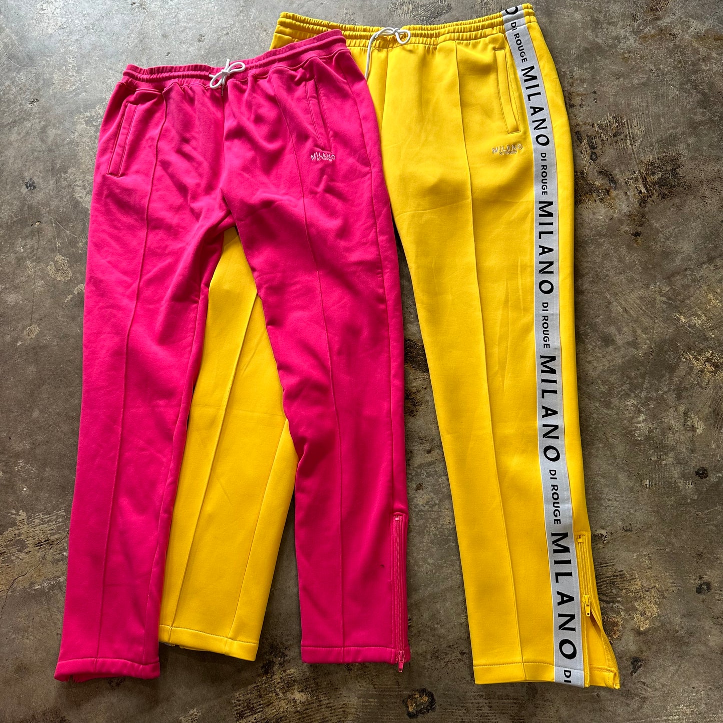 Milano Pants Pink Yellow Size 2XL (trstdclub)(hou)