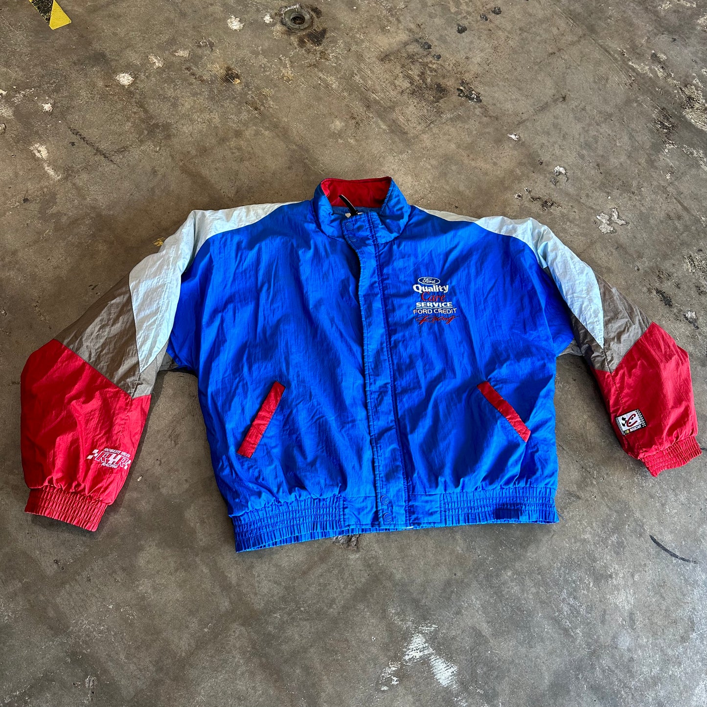 Vintage Racing Jacket Size 2XL (HOU) (Trusted Club)