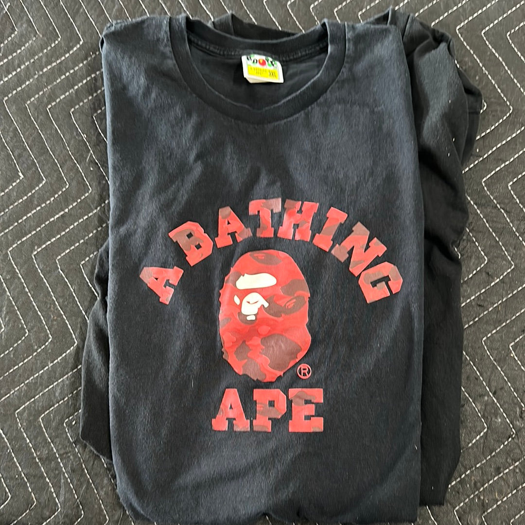 Bape Shirt Black Size 3XL (Trusted Club) (Hou)