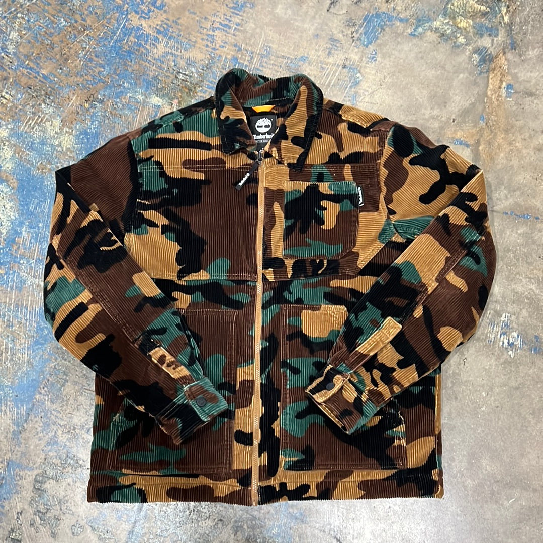 Timberland Camo Jacket Size M (trstdclub)(Hou)
