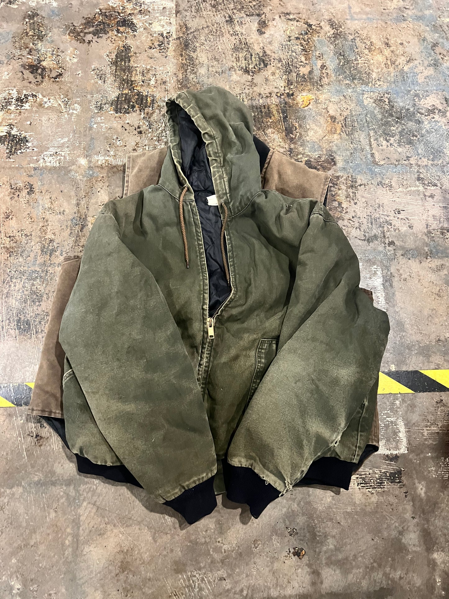 Dickies Olive Hood Jacket Size XL (HOU) (Trusted Club)