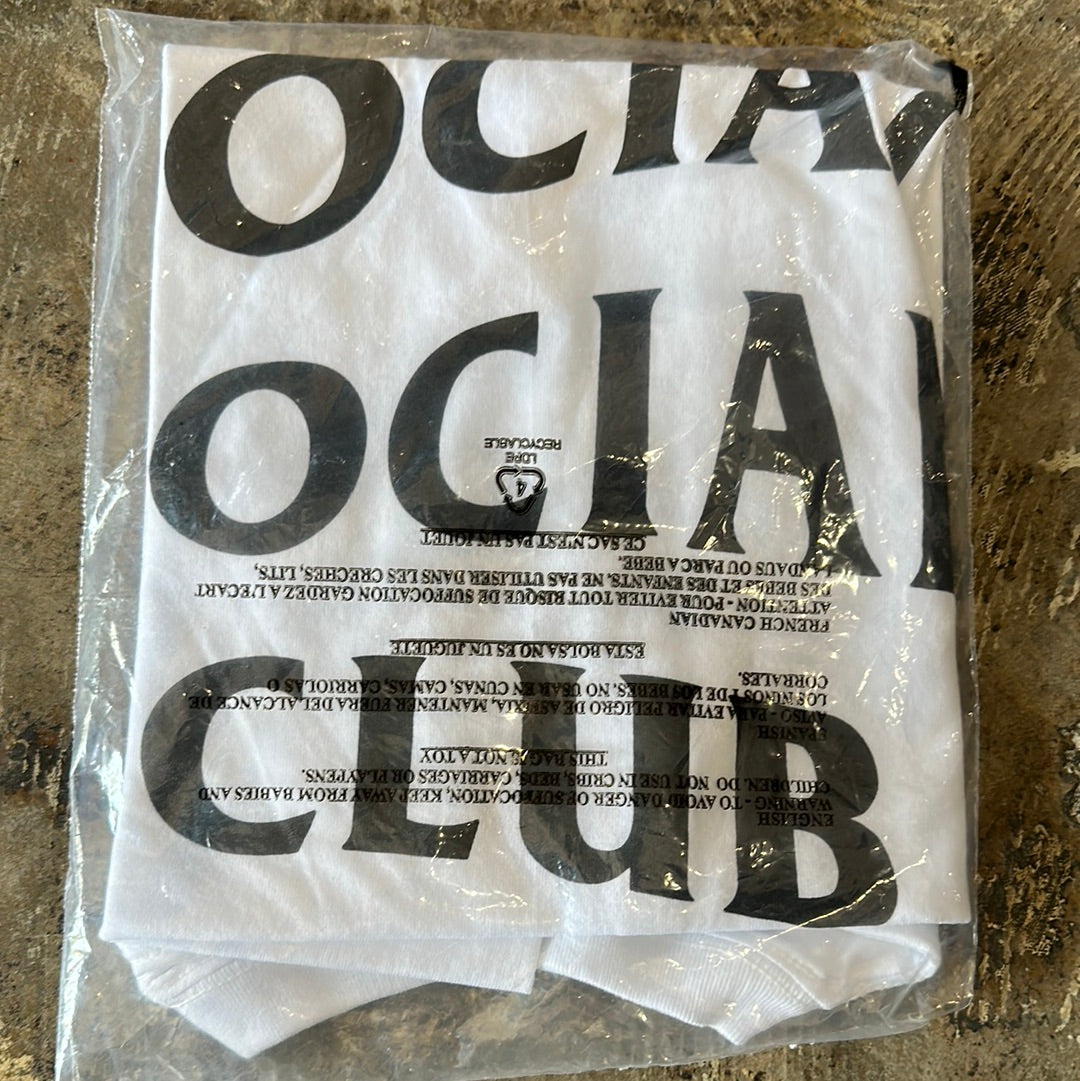 ASSC White/Black New Tee size S (HOU) (Trusted Club)