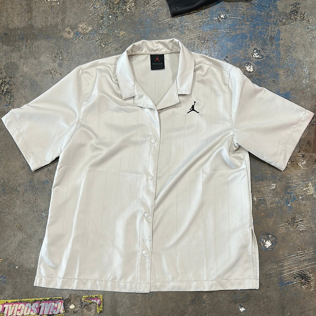 Jordan Satin Button up Size M (HOU) (TrustedClub)