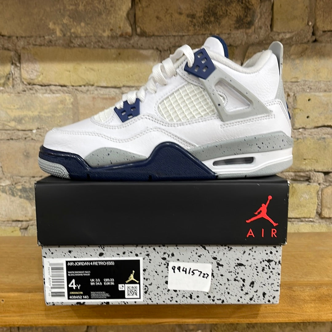 Jordan 4 Midnight Navy Size 4Y DS WB Trusted Club MKE