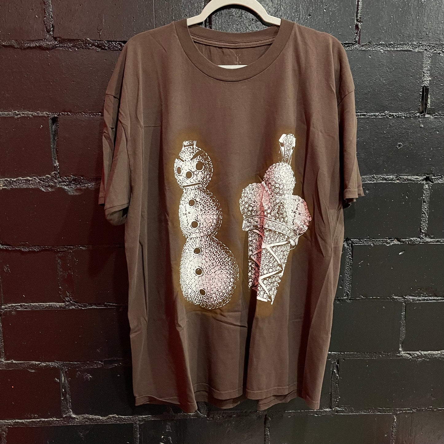Gucci Vs Jeezy Tee Brown NEW Size XL (HOU) (Trusted Club)