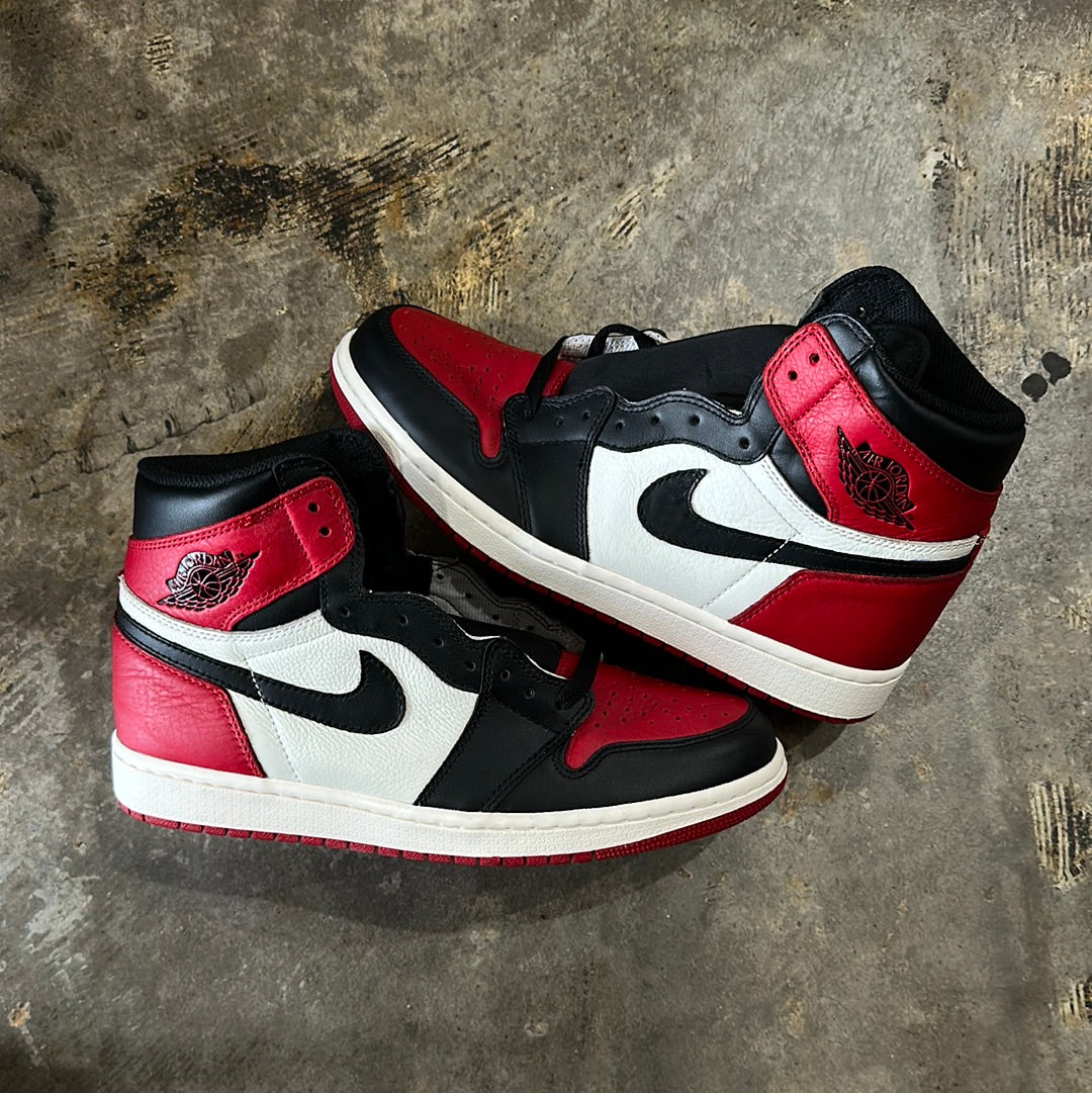 Jordan 1 Bred Toe Size 9 (Trusted Club) (Hou)