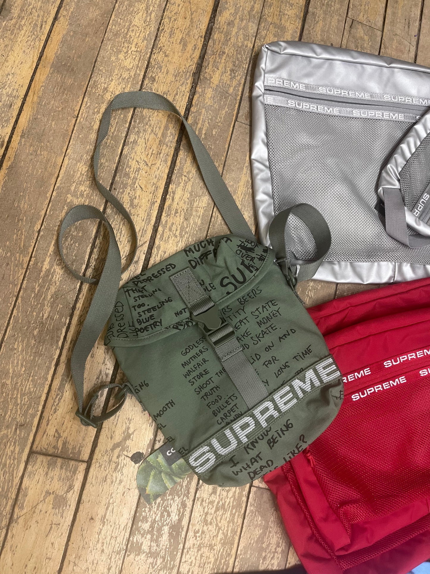 Supreme Side Bag Green (MKE) TRUSTEDCLUB