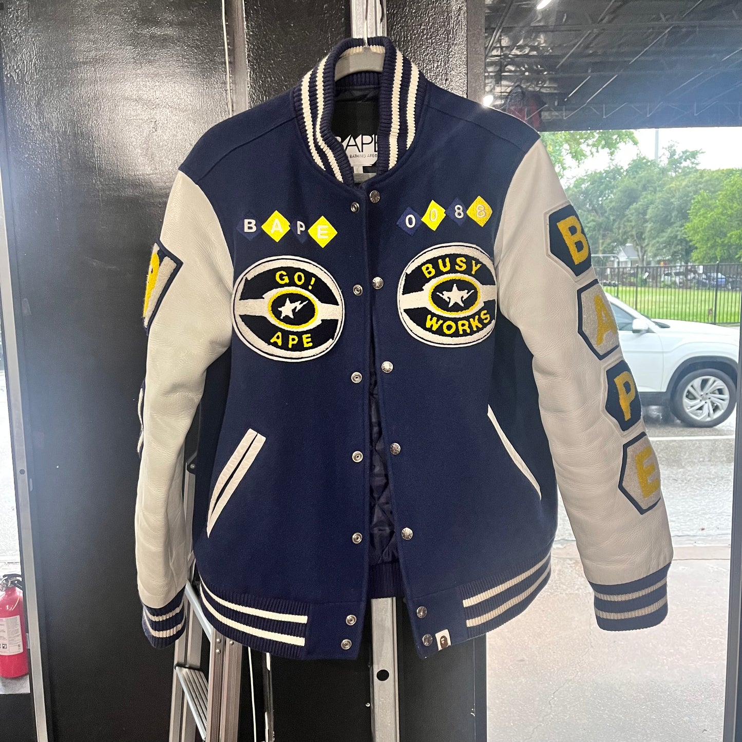 Bape Letterman Size Medium (HOU) (TrustedClub)