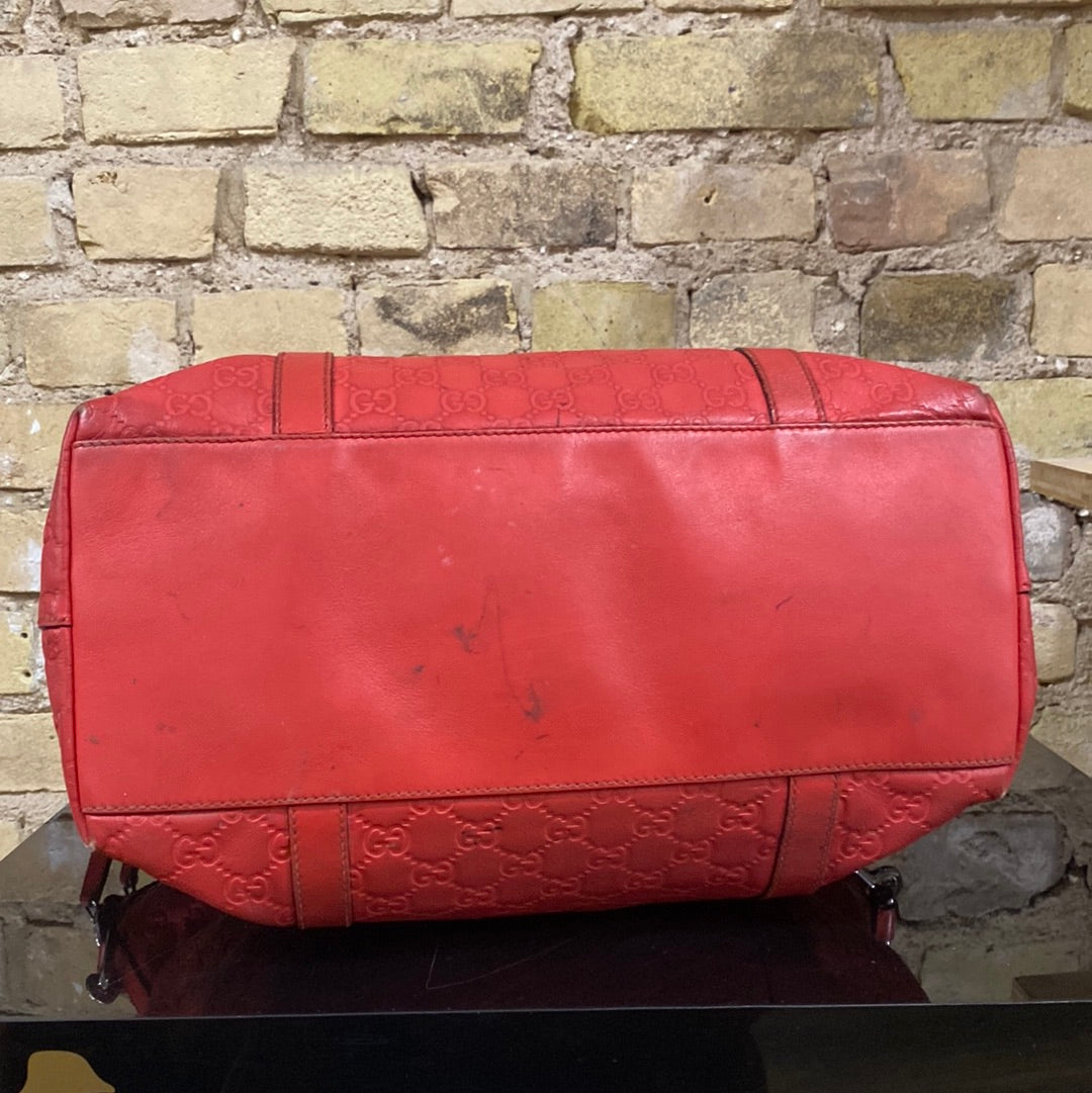 Gucci Dome Tote Bag Red (MKE) TRUSTEDCLUB