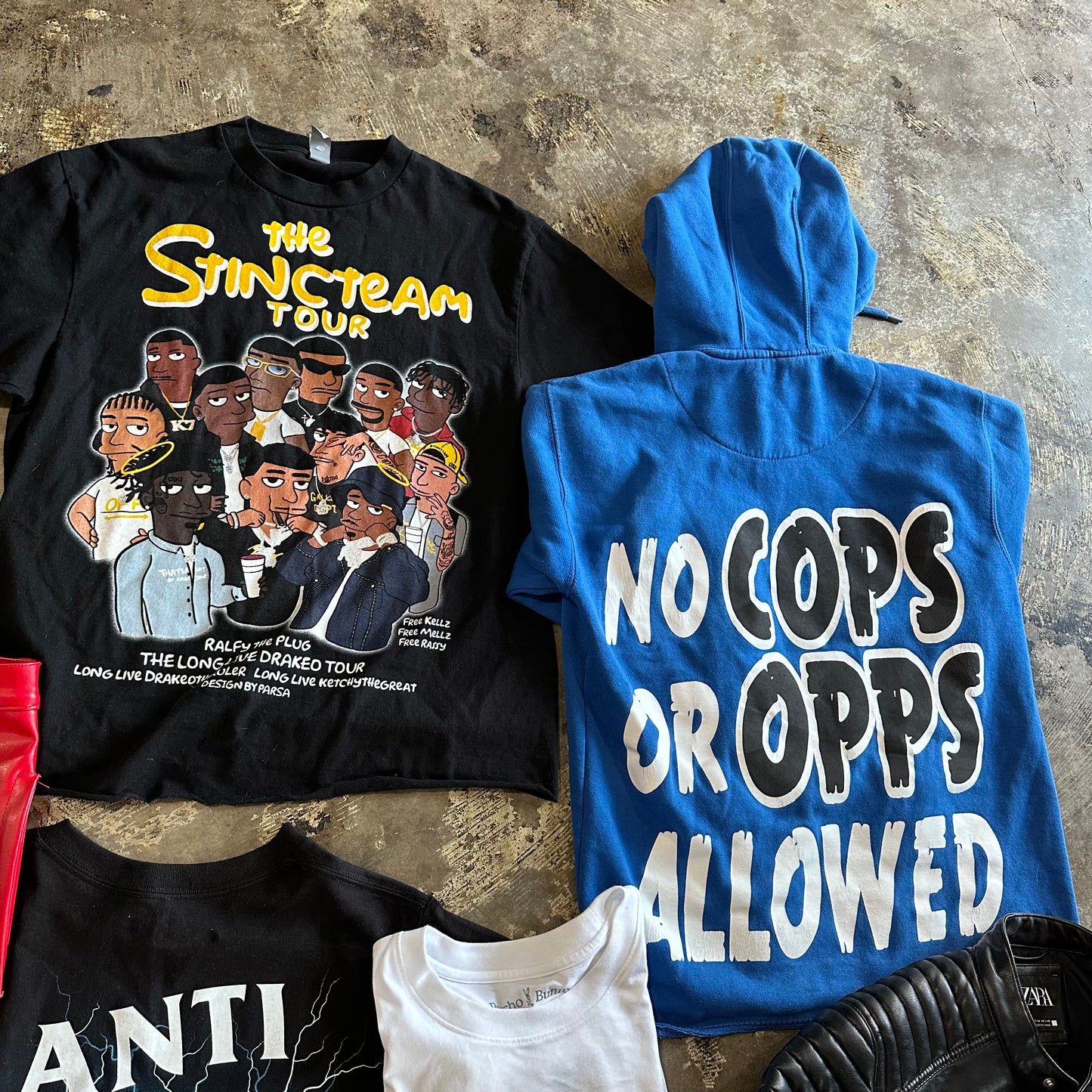 No Cops or Opps Hoodie Size Small (HOU) (Trusted Club)