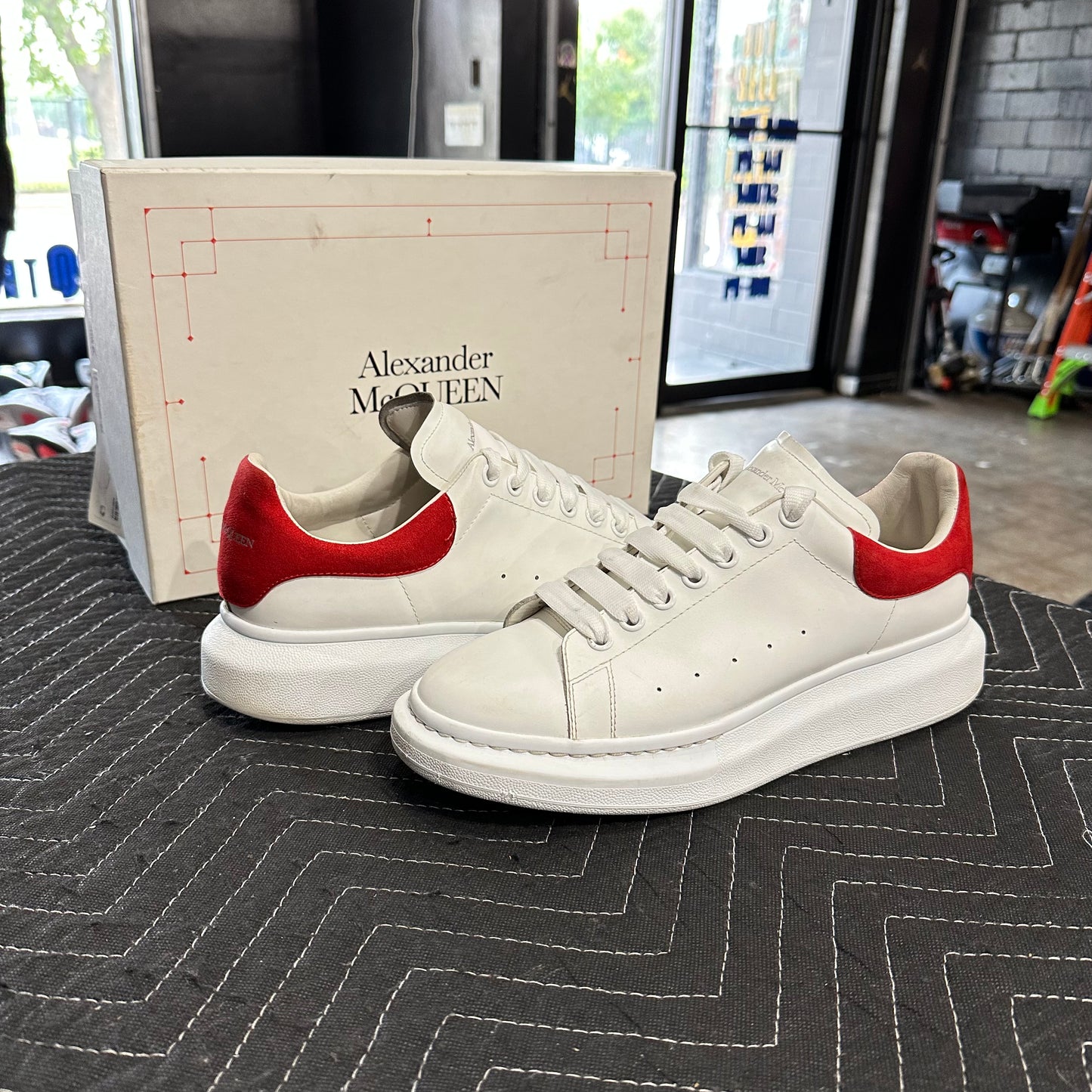 Alexander Mcqueen White Red Size 43 (Trusted Club) (Hou)