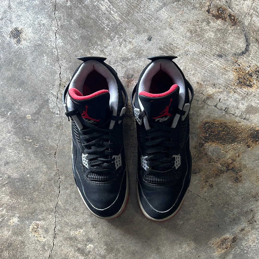 Air Jordan 4 bred size 10(Trustedclub)(Hou)