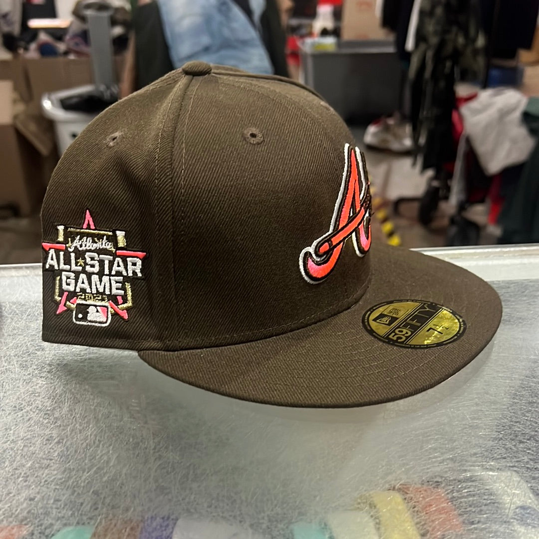 Atlanta Braves Brown Fitted Size 7 1/2 (HOU) (Trusted Club)