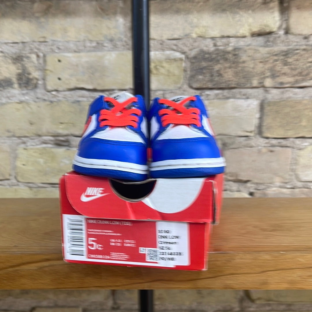Nike Dunk Low Crimson Size 5C PO WB Trusted Club MKE