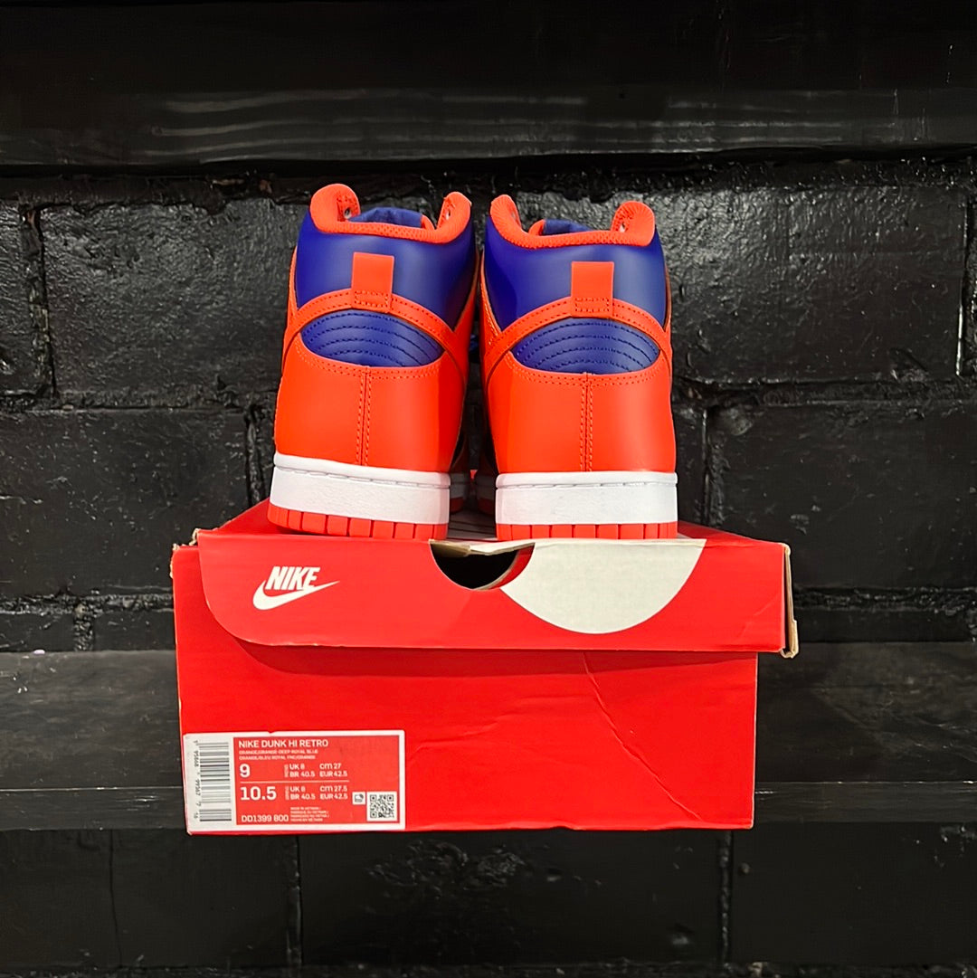 Orange dunk high size 9 (HOU) (Trusted Club)